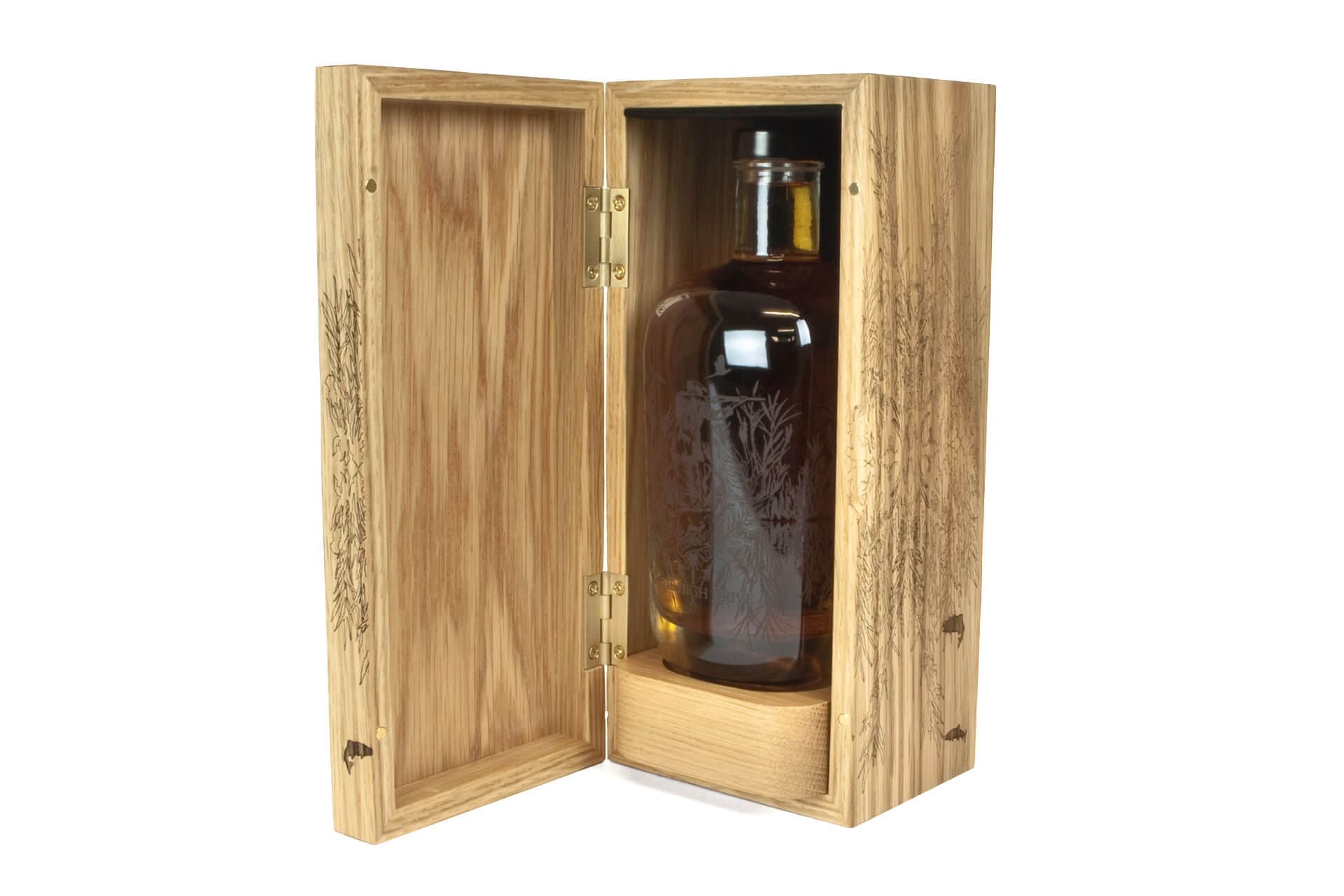 Golden Decanter Scotch Whiskey Bottle Box