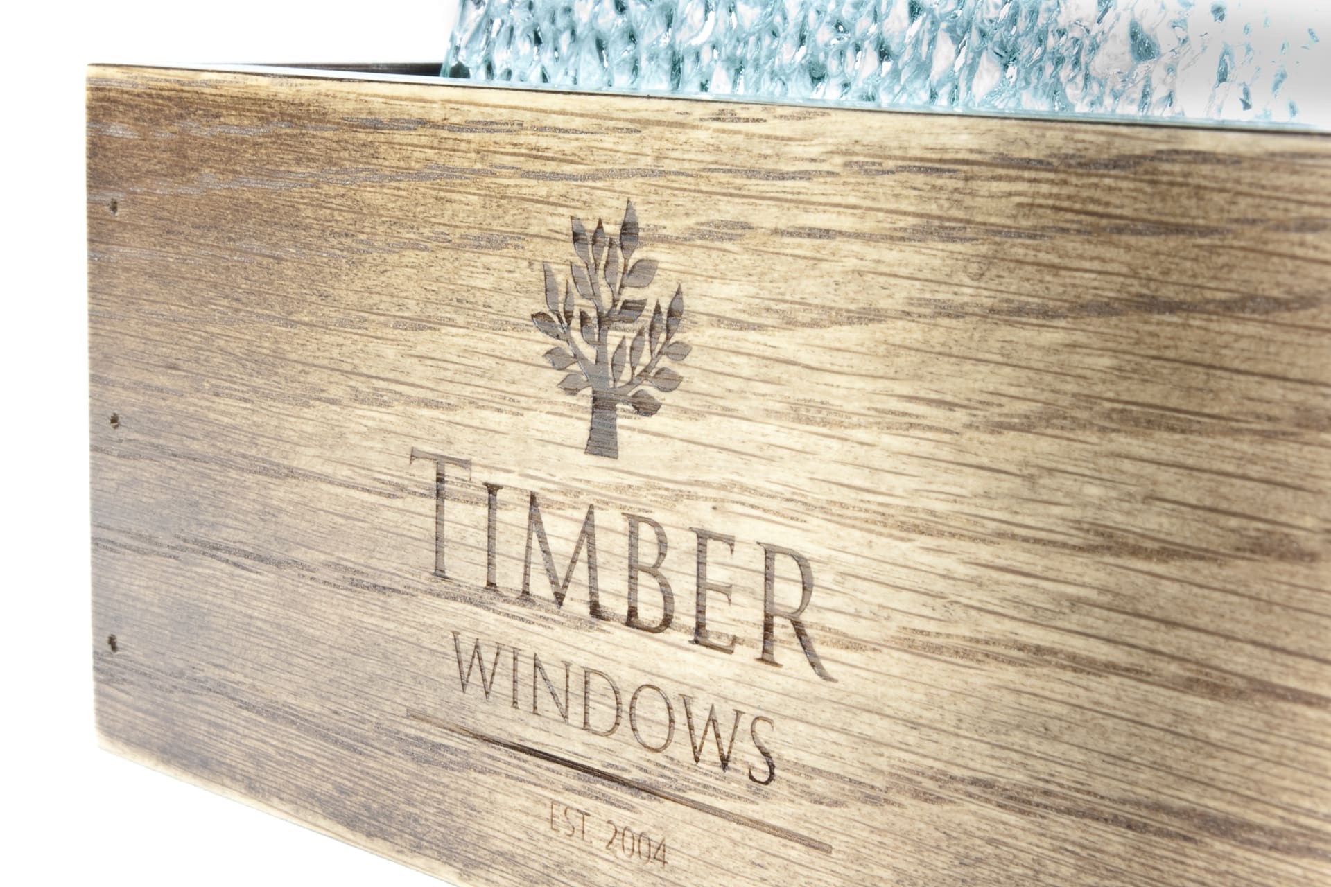 Bespoke wooden presentation tray