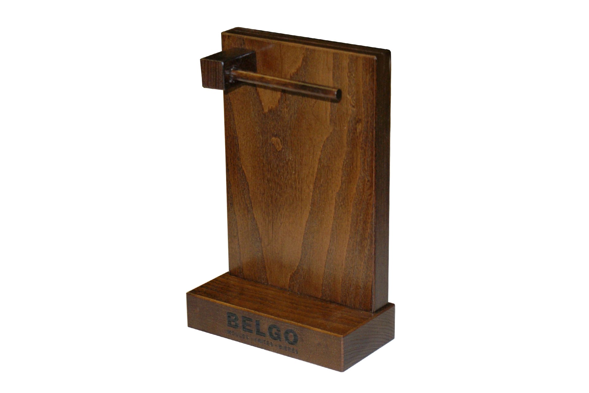 Rustic Wooden table menu holder