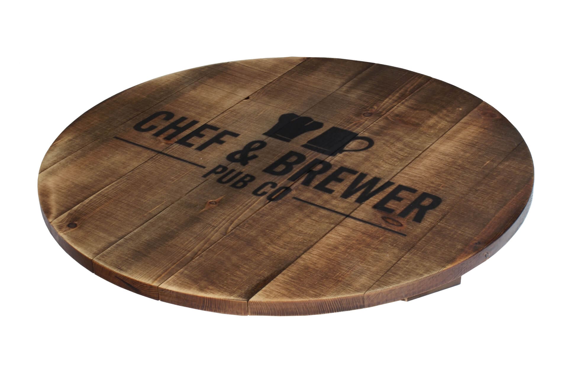 wooden display sign for pubs and restaurants